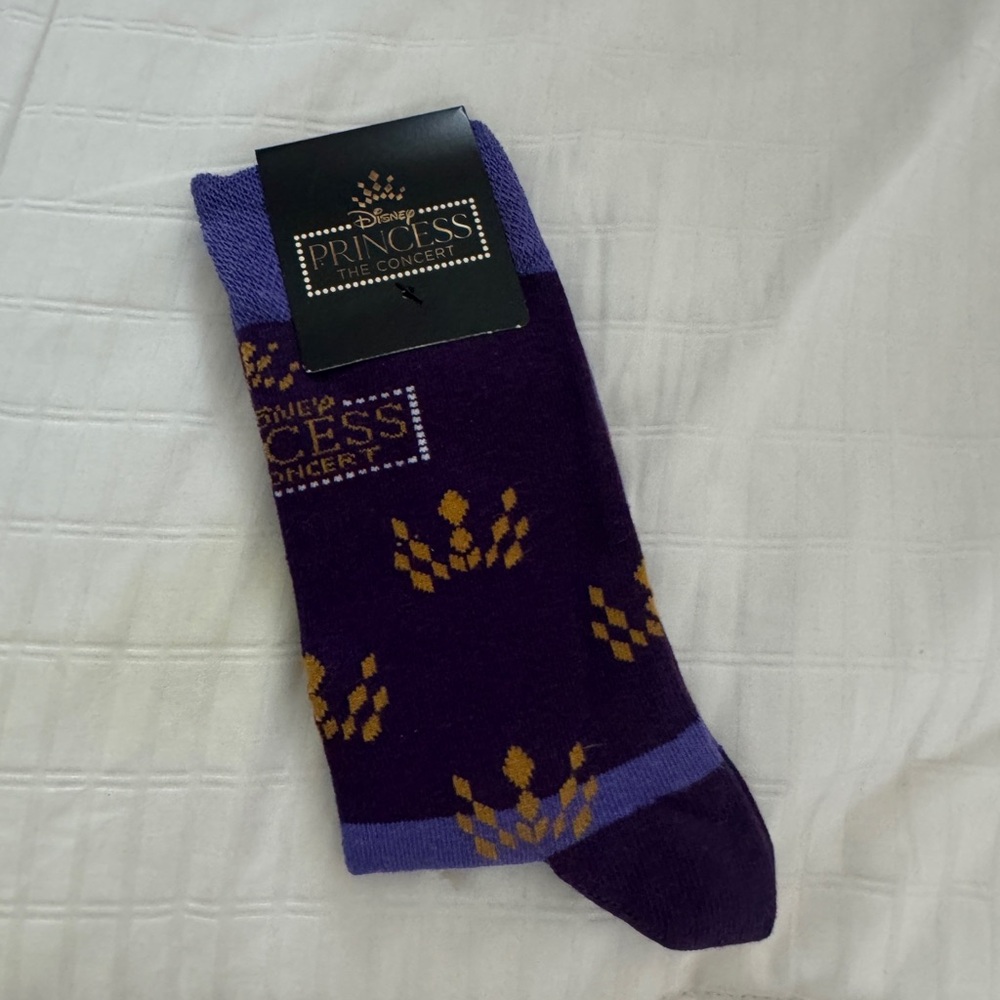 Disney Princess The Concert Purple Socks